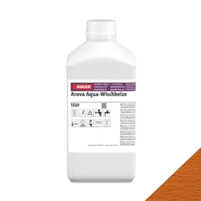 Finale Uitverkoop Colorante Aqua Wischbeize Adler per legno, a base pigmenti, flacone 900 ml, finitura Ciliegio