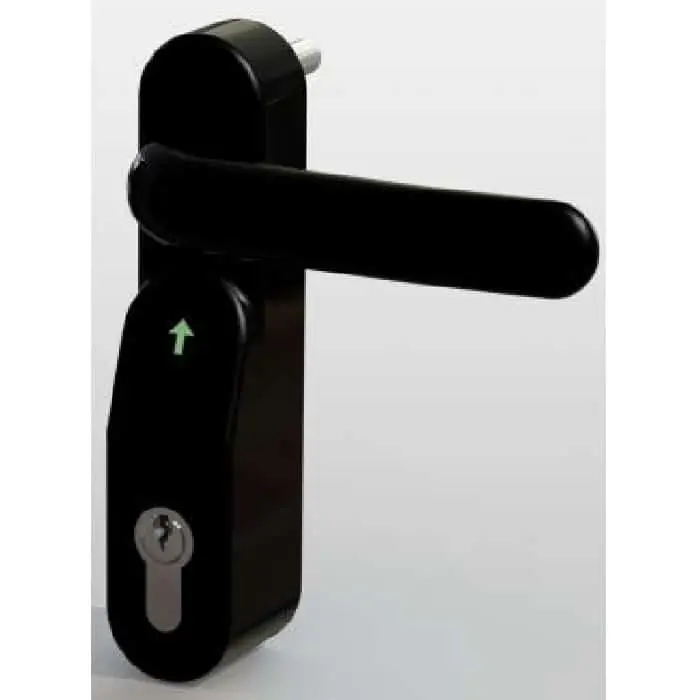 Comando esterno elettrico 1095 Antipanic per maniglione antipanico, con fermo a giorno elettrico, finitura Nero RAL 9005 Voordeelprijs