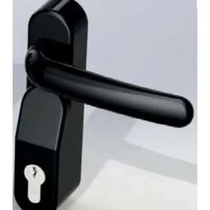 Bestseller Maniglia esterna con cilindro unico 1093 Antipanic per porta antipanico, con rosetta ovale, foro Yale, colore Nero
