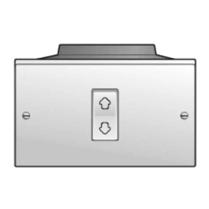 Pulsantiera temporanea Asa Motor a incasso, per avvolgibile diametro 60 mm Snelle Levering