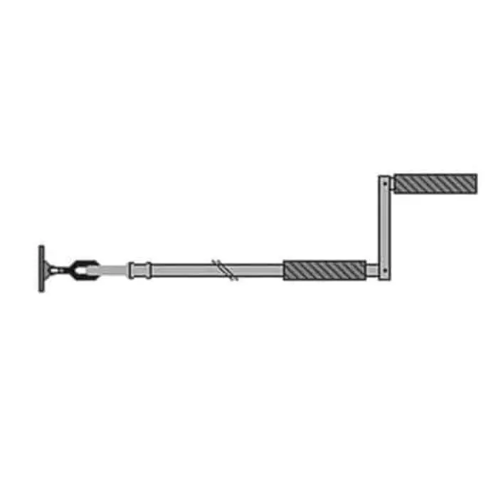 Asta snodata Asa Motor per manovra soccorso, per avvolgibile diametro 50/60 mm Snelle Levering