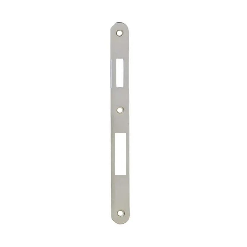 Incontro B00590.15 Agb per serratura Sicurezza, dimensione 238x22 mm, bordo tondo, Acciaio finitura Cromato Opaco Op = Op