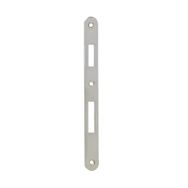 Merkproduct Incontro B00590.01 Agb per serratura Patent grande, dimensione 238x22 mm, bordo tondo, Acciaio finitura Cromo Opaco