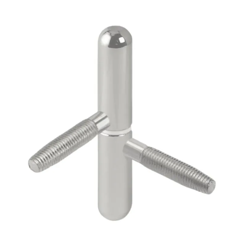 Nu Kopen Cerniera anuba prolungata E03198 AGB per legno, diametro 14 mm, altezza 82,5 mm, con boccola in nylon, Acciaio finitura Cromato Opaco