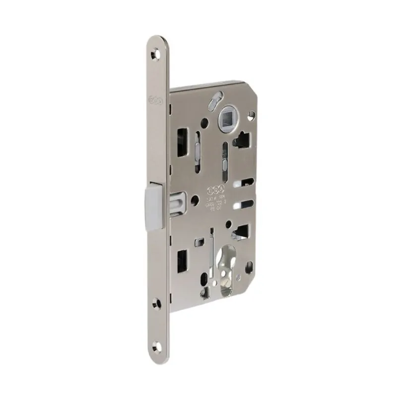 Serratura Mediana Evolution DoorXe Yale incasso B01163 Agb per porta da interni, entrata 50 mm, interasse 85 mm, bordo tondo 190x18 mm, Acciaio finitura Cromato Opaco Betrouwbaar
