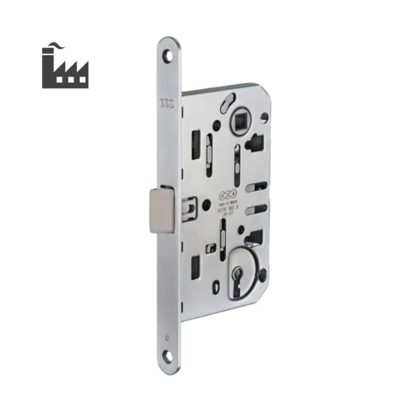 Serratura Mediana Evolution DoorXe incasso B01161 Agb per porta interna cifratura 11, entrata 50 mm, interasse 90 mm, bordo tondo 190x18 mm, Acciaio finitura Cromato Opaco Voordeelprijs