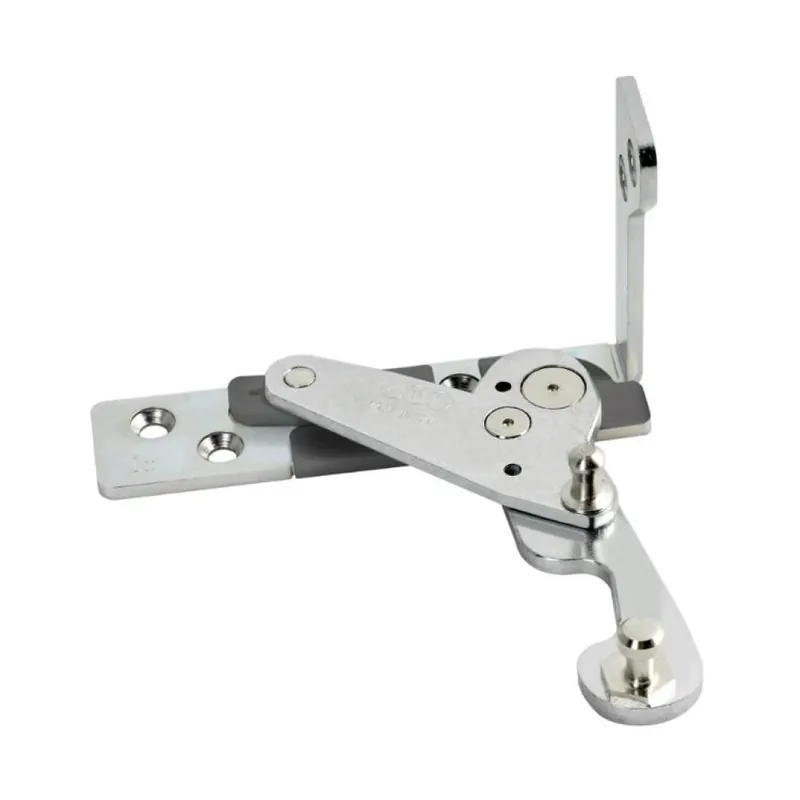 Alleen Vandaag Cerniera inferiore A52901.03.01 Artech Plana Agb per serramento in Pvc con soglia, Destra, parte telaio, aria 18 mm, interasse 13 mm, sede 24 mm, Acciaio finitura Argento