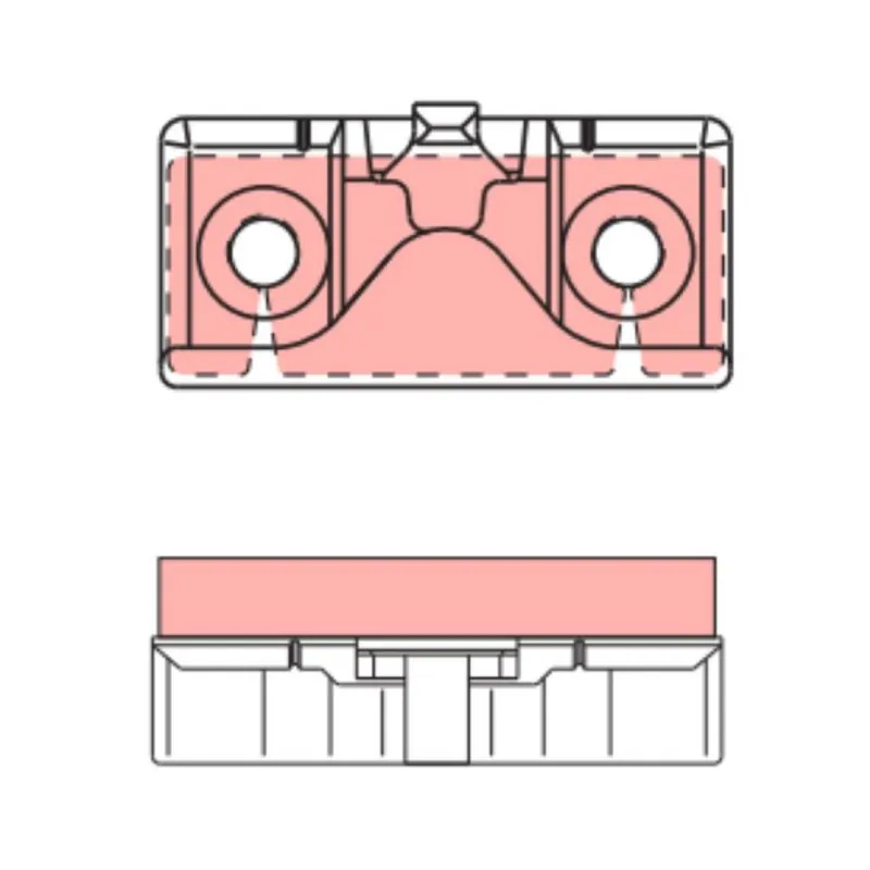 Adattatore incontro microventilazione A52101.DT.05 Artech Agb per serramento in Alluminio, profilo Camera Europea, interasse 9 mm, Acciaio finitura Argento Goedkoop