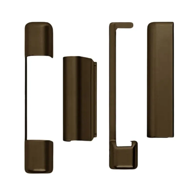 Seizoensaanbieding Kit copertura A51302.02.94 Artech AGB per ferramenta ad applicare, lato Sinistro superiore e inferiore, Abs finitura Marrone