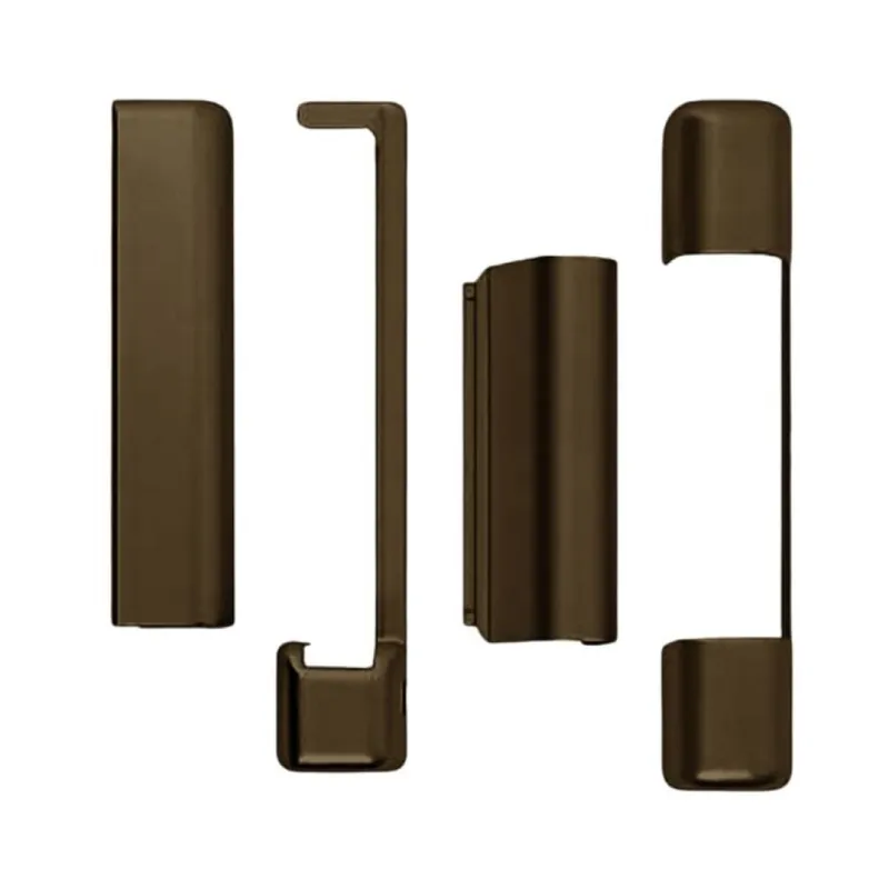 Lage Kosten Kit copertura A51302.01.94 Artech AGB per ferramenta ad applicare, lato Destro superiore e inferiore, Abs finitura Marrone