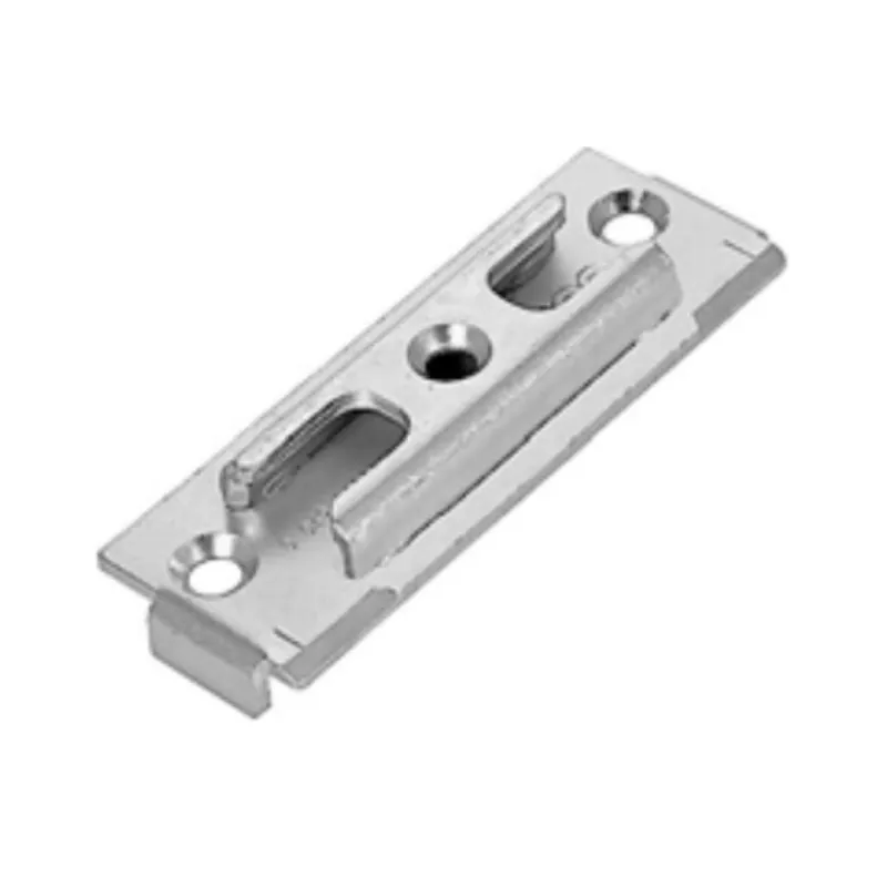 Speciale Aanbieding Incontro nottolino fungo A48013.CP.22 Artech Agb per serramento in Alluminio, profilo Camera Europea, dimensione 74x25x8,5 mm, Acciaio finitura Argento