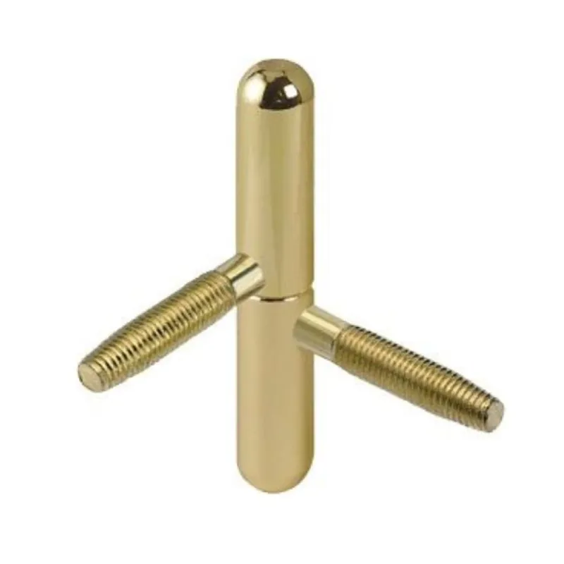 Merkproduct Cerniera anuba prolungata E00198 AGB per legno, diametro 14 mm, altezza 82,5 mm, Acciaio finitura Ottonato Verniciato