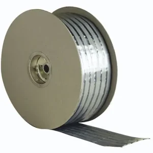 Stucco per lavelli 1003365 Zucchini, base di gomma butilica, 5 righe da 1 mt dimensione 15x3 mm, colore Grigio Laatste Kans