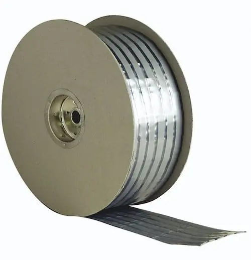 Stucco per lavelli 1003365 Zucchini, base di gomma butilica, 5 righe da 1 mt dimensione 15x3 mm, colore Grigio Laatste Kans