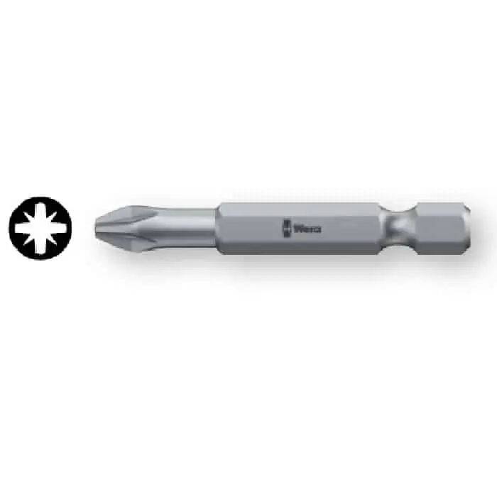 Lage Prijs Inserto a croce 855/4 TZ Wera, con codolo esagonale da 1/4, per vite Pozidriv 3, lunghezza lama 50 mm