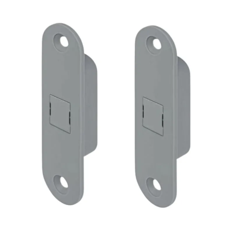 Op = Op Kit ritenuta magnetica Easy-Touch B02404.36 AGB per serramento in Legno, Plastica finitura Grigio