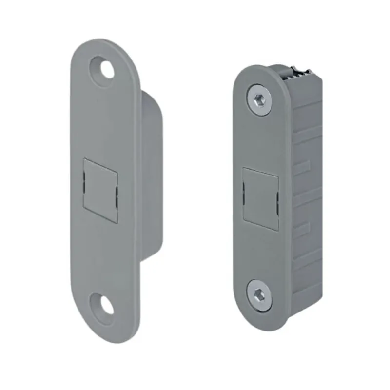 Lage Kosten Kit ritenuta magnetica Alu-Touch B02404.35 AGB per serramento in Legno e Alluminio, Plastica finitura Grigio