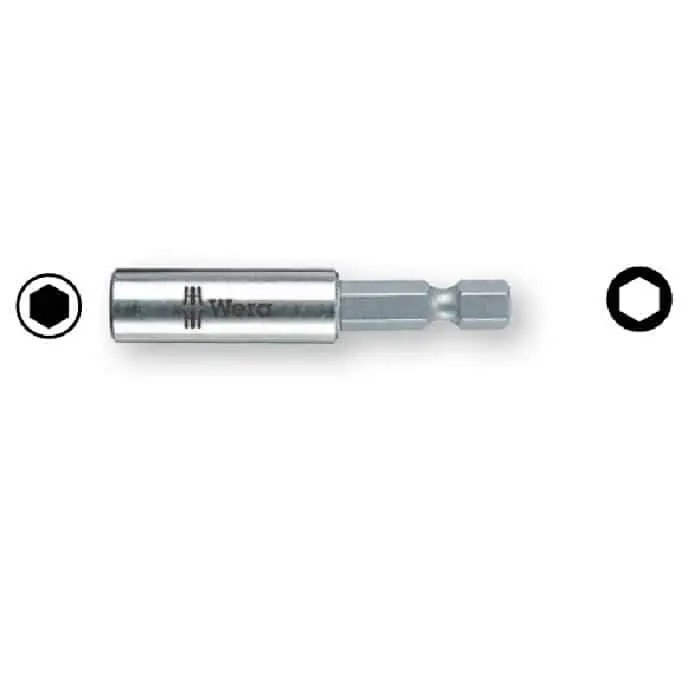 Porta-inserti universale 899/4/1 Wera, con codolo esagonale da 1/4 per avvitatori, per inserti con codolo esagonale da 1/4, lunghezza lama 75 mm Direct Beschikbaar