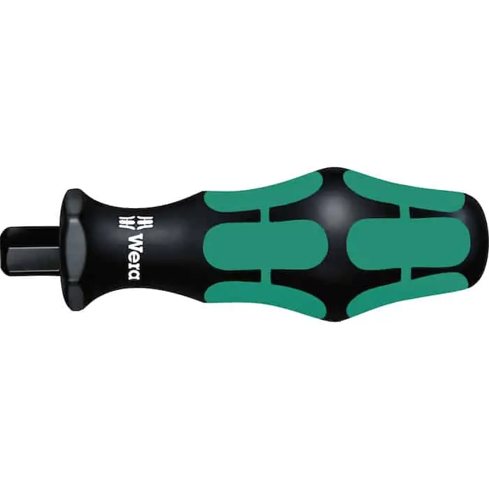 Impugnatura Vario porta-inserti Kraftform Kompakt Wera, per lame e adattatore Vario da 6 mm, colore Cromo-Nichel Opaco Hete Deal
