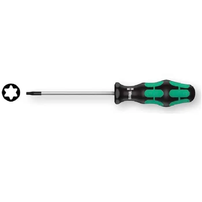 Cacciavite TORX 367 Wera, per vite ad incavo TORX 27, lunghezza lama 115 mm, colore Cromo-Nichel opaco Exclusieve Aanbieding