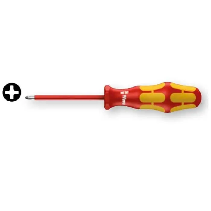 Cacciavite a croce 162 i PH Wera, isolato VDE, per vite Phillips 2, lunghezza lama 100 mm Voordeelprijs