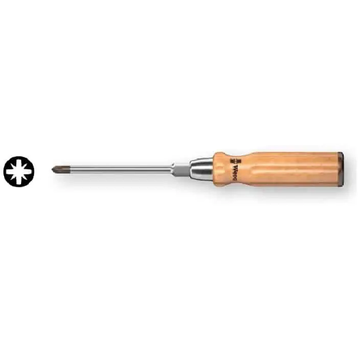 Cacciavite a croce 955 SPZ Wera, per vite Pozidriv 03, lunghezza lama 175 mm, colore Cromo-Nichel opaco Tijdelijk Beschikbaar