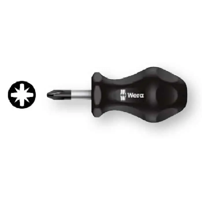 Aanbieding Cacciavite nano a croce Wera, per vite Pozidriv 01, lunghezza lama 25 mm, colore Cromo-Nichel opaco