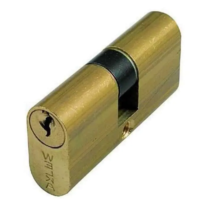 Betrouwbaar Cilindro ovale Welka per serratura, lunghezza 54 mm (22+22 mm), 4 spine