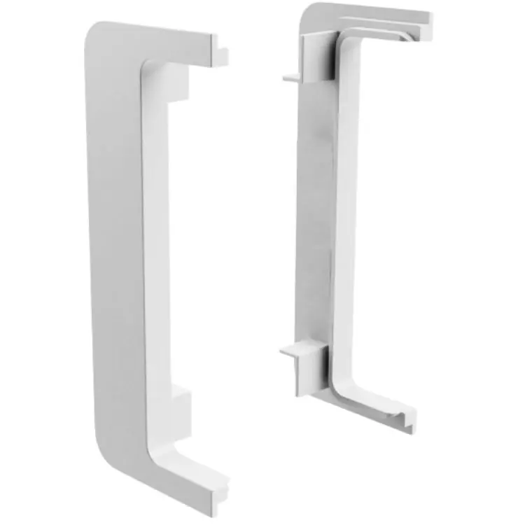 Shop Nu Set tappi terminali 81/G39.AT2 Volpato per profilo gola G39, montaggio esterno, materiale plastica, finitura Bianco