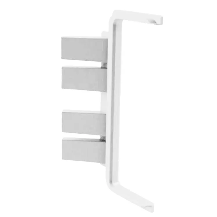 Express Levering Angolo 81/G39.A90 Volpato per profilo gola G39, montaggio esterno a 90 gradi, materiale plastica, finitura Bianco