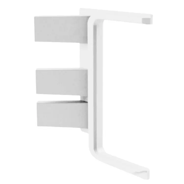 Shop Nu Angolo 81/G38.A90 Volpato per profilo gola G38, montaggio esterno a 90 gradi, materiale plastica, finitura Bianco