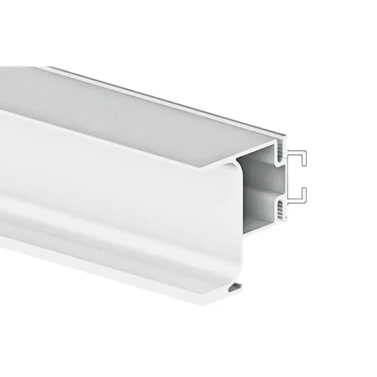 Profilo Gola 80/G43 Volpato per mobili da cucina, dimensione 48,2x12 mm, lunghezza asta 4700 mm, materiale Alluminio, verniciato Bianco Opaco Lage Prijs