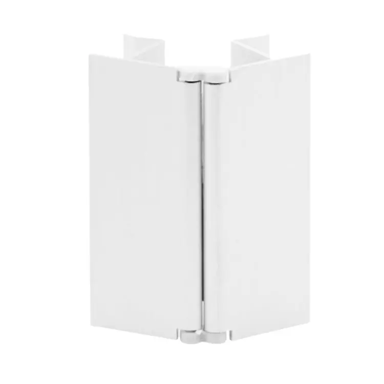 Multiangolo snodato 21/29DR Volpato per zoccolo cucina, altezza 60 mm, materiale Alluminio, verniciato Bianco Opaco Uitverkoop