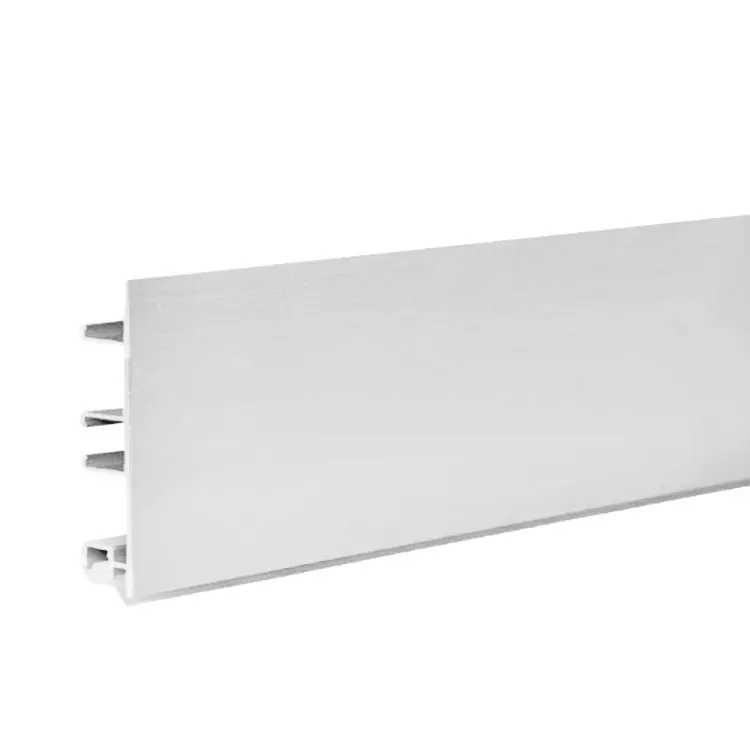 Nieuw Zoccolo 20/1R Volpato per mobile cucina, altezza 60 mm, lunghezza asta 4000 mm, materiale Alluminio, verniciato Bianco Opaco