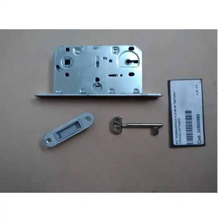 Kit ferramenta IDoor per porta Natura, finitura Cromo Satinato Laatste Versie