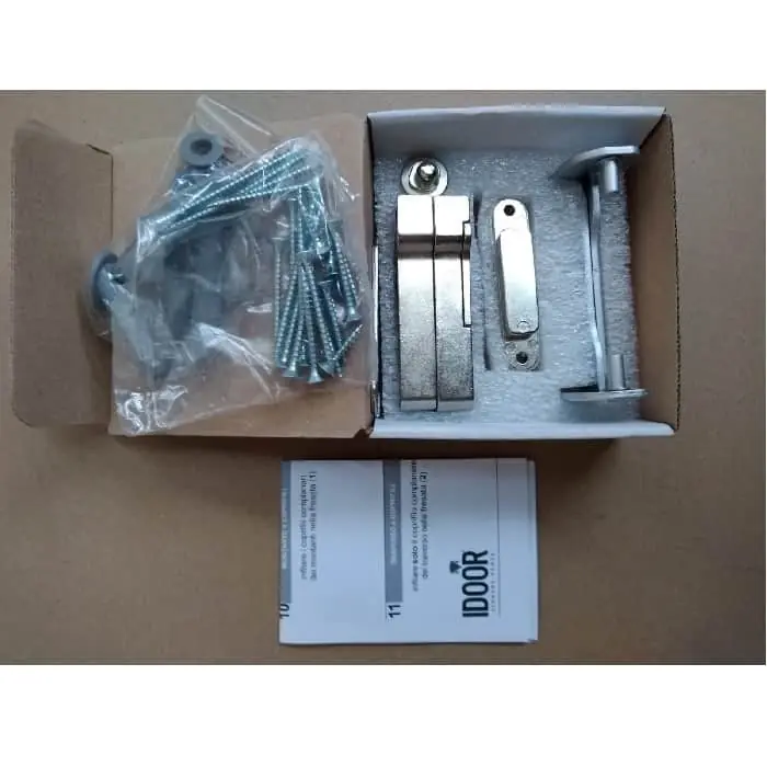 Kit ferramenta IDoor per porta Level, finitura Argento Korting