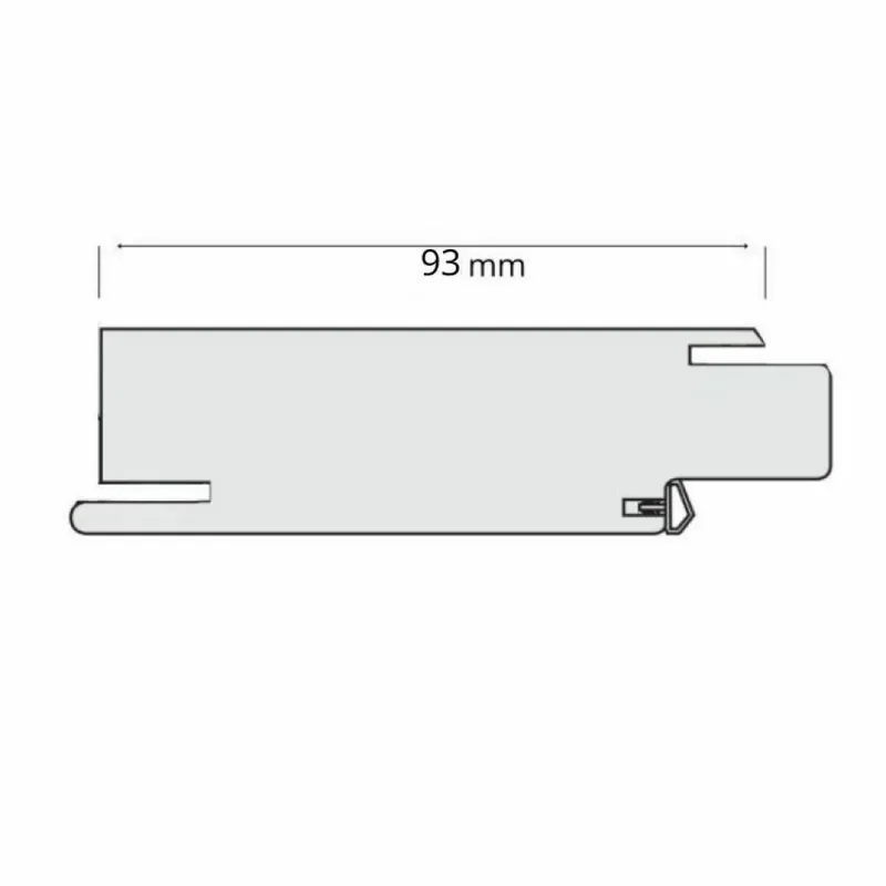 Traverso superiore Sofi Door-Xe per stipite porta battente, dimensione 750x100 mm, Laminatino TSS finitura Bianco Matrix Alleen Vandaag