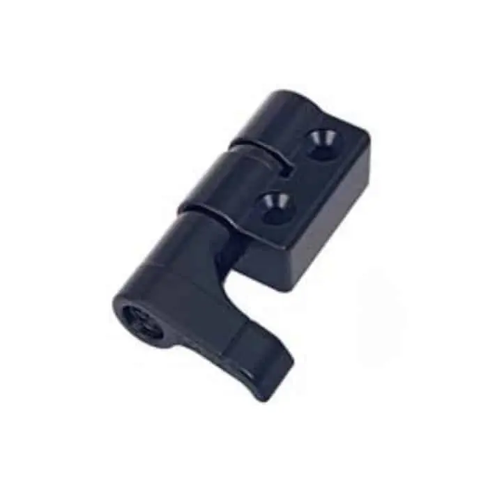Betrouwbaar Gancio di chiusura Destro XS AGB H00600.06.93 Abaco, finitura Black Powerage