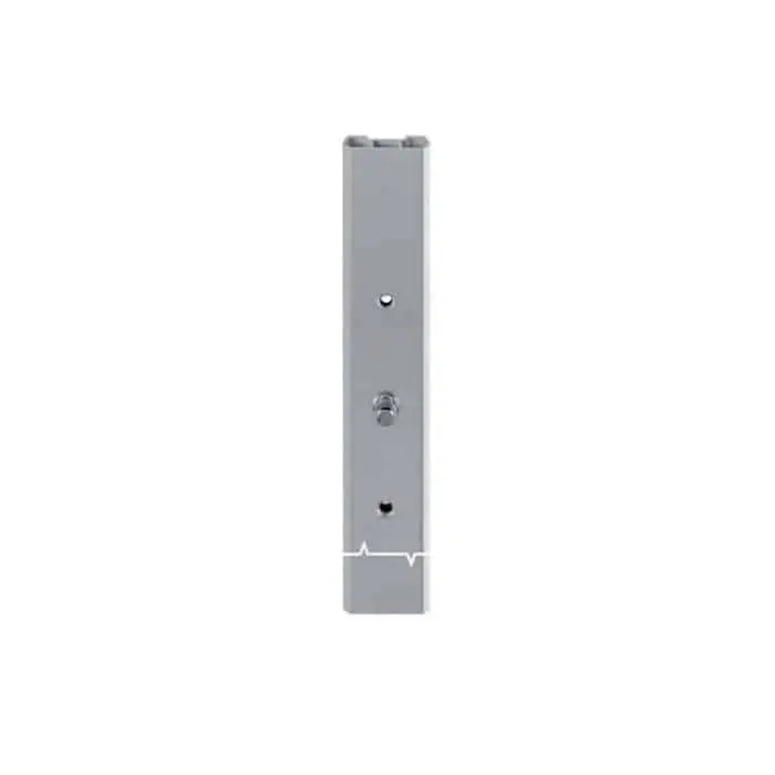Prolunga per profili di chiusura ante coassiali per Alzante XC AGB, lunghezza 500 mm, colore alluminio argento Laatste Kans