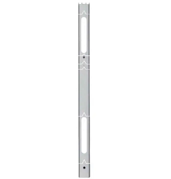 Dagaanbieding Profilo di chiusura laterale Alzante XC AGB, per serratura a 2 ganci, GR 3, colore alluminio argento
