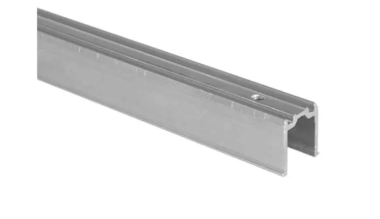 Guida superiore ad incasso Imago AGB per serramento, lunghezza 7000 mm, materiale alluminio, finitura Argento Dagaanbieding