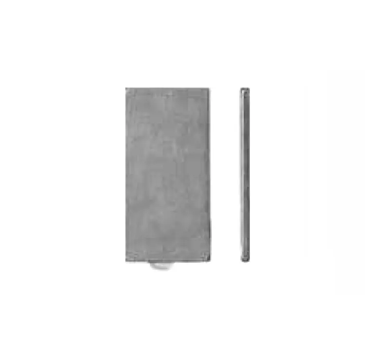 Beste Prijs Magnete piatto FX0100.00.00 Artech Agb per sistemi di controllo, con adesivo, spessore 1 mm, dimensioni 20x10 mm, Acciaio finitura Argento