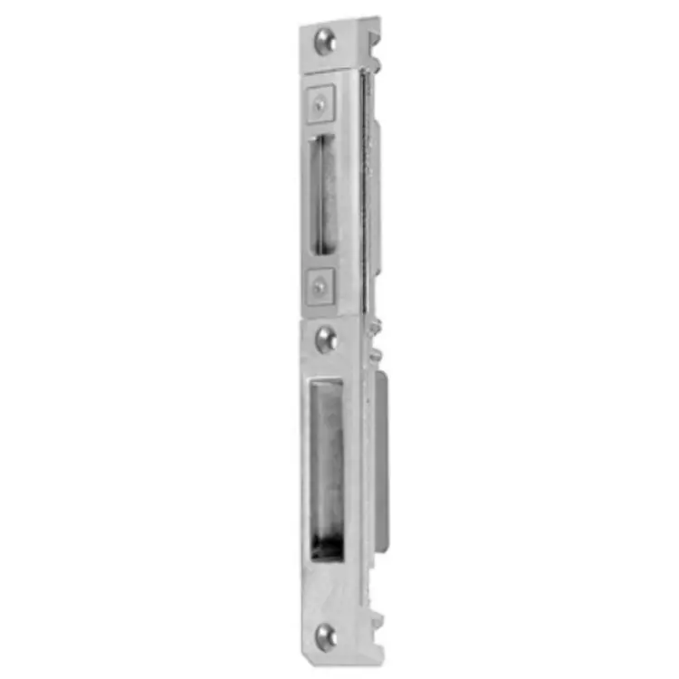 Incontro Scrocco+catenaccio F851CR.29.15 AGB per Sicurtop, registrabile Destro, dimensioni 216x24x8,5 mm, aria 12 interasse 13, finitura Argento Nu Kopen