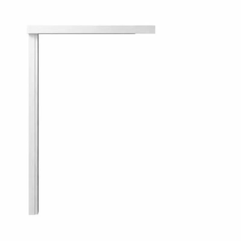 Kit stipite esterno muro per porta scorrevole Sandwich Sofi Door-Xe, con mantovana, finitura Bianco Matrix Koopje