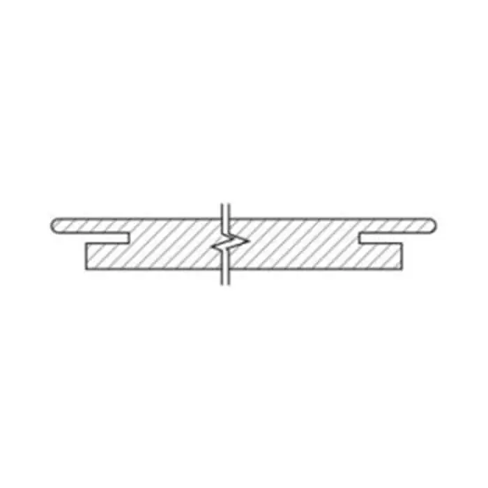 Kit fogli bussola in multistrato Quadra IDoor, dimensione 23x215 cm, finitura Acero Grey Weekendaanbieding