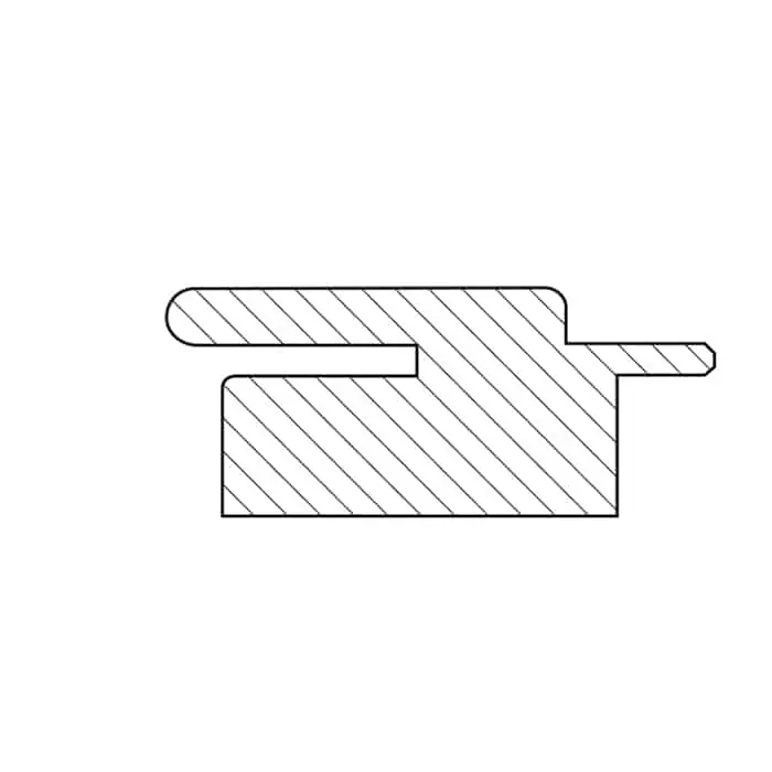 Kit ringrossi per tavolato Quadra IDoor, spessore 15 mm, finitura Acero Grey Speciale Aanbieding