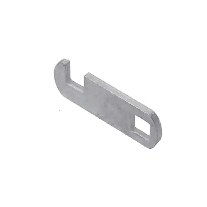 Nu Kopen Levetta diritta 090 Viro per serratura universale, lunghezza 40 mm, spessore 2,5 mm, finitura Zincato
