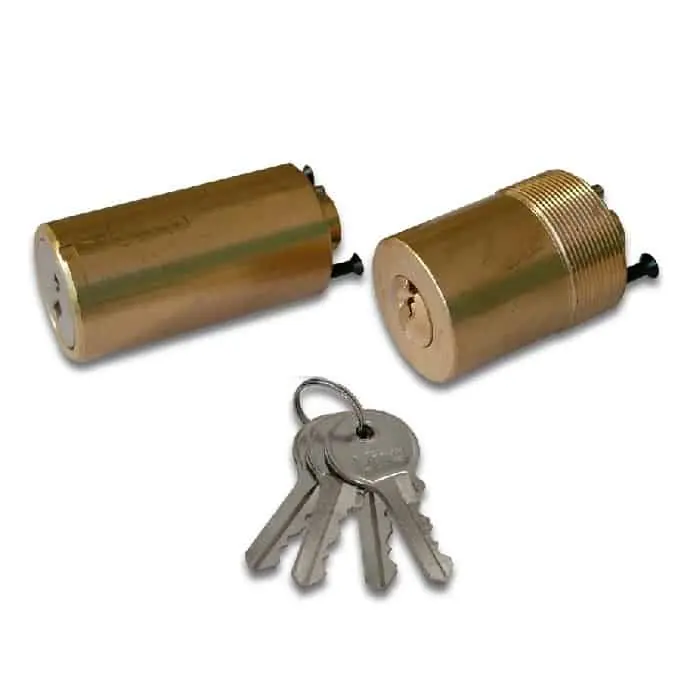 Coppia cilindri di ricambio 4707 Viro per spranga, senza corazza, lunghezza cilindro esterno 55 mm Nieuw