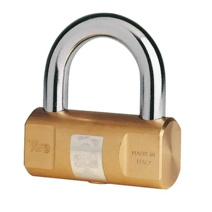 Nu Kopen Lucchetto cilindrico 103 Viro, dimensioni 60x30x30 mm, diametro arco 10 mm