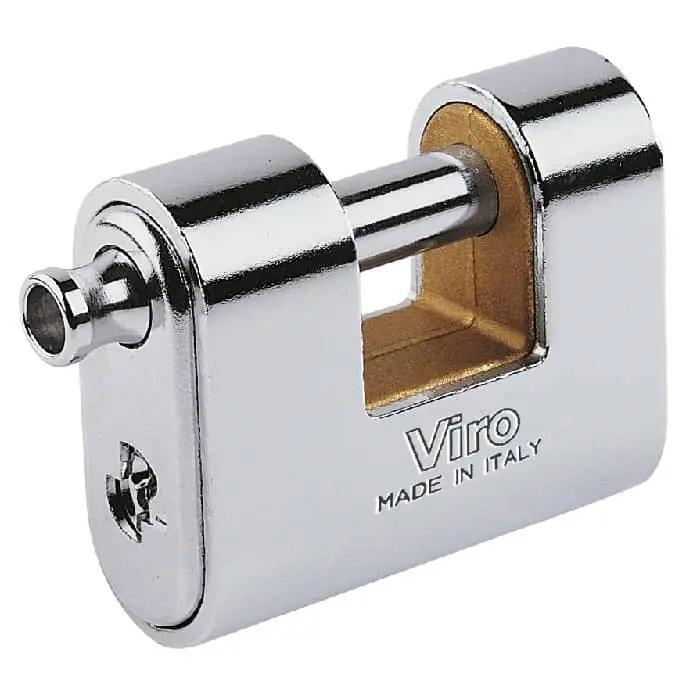 Dagaanbieding Lucchetto corazzato Viro 4116 Panzer per serranda, portone e cancello, dimensioni 77x62x29 mm